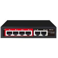 PCPRO PS204D  4+2 PORT 10/100mbps POE SWİCH POE 54W Cepten yönetilebilir - 2